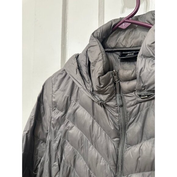 32Degrees Heat women’s size large gray puffer coat - Picture 4 of 9